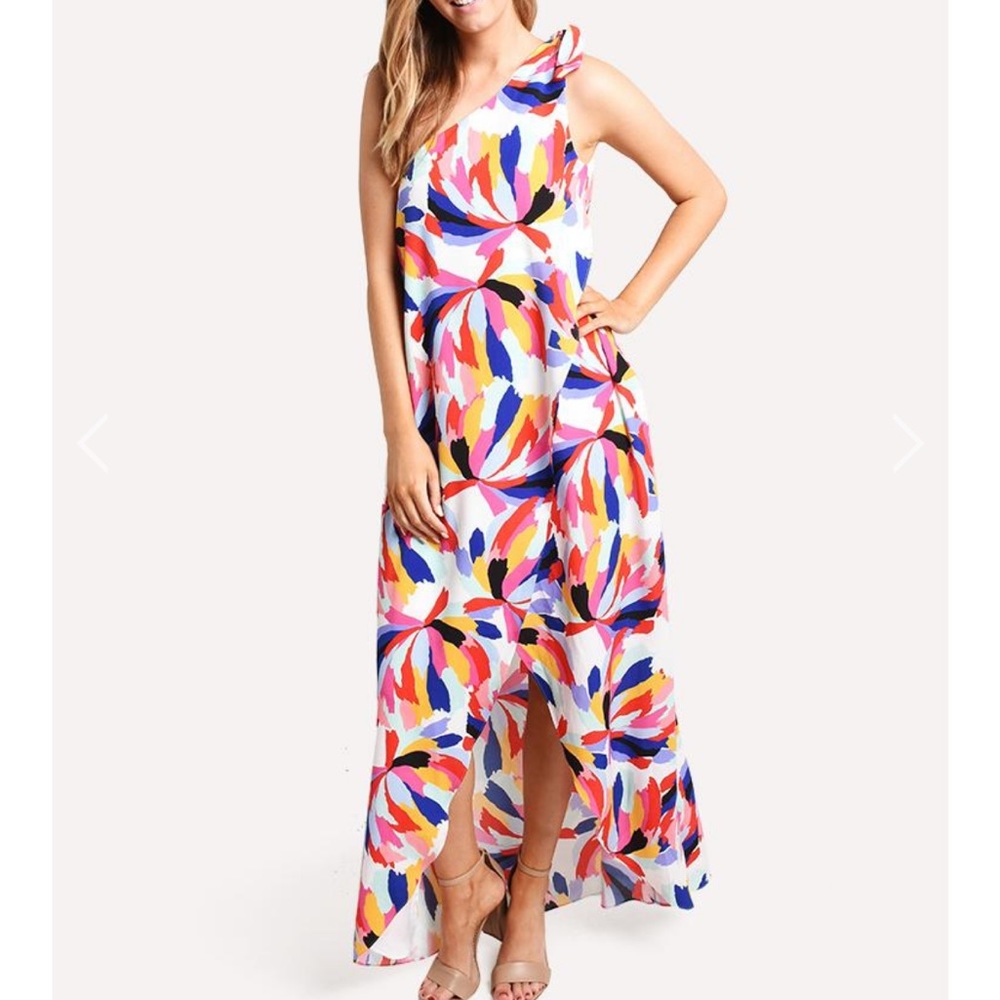 CROSBY multicolored Sasha maxi dress